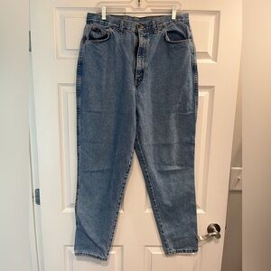 VINTAGE Chic Jeans Womens Size 20 Blue Denim Cotton High Waisted Pants Plus